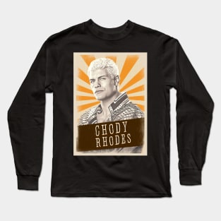 Vintage Aesthetic Chody RHODES Long Sleeve T-Shirt